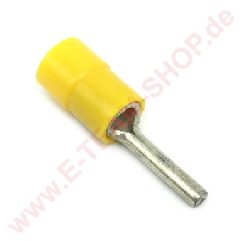 Stiftkabelschuh 2,8x13mm Ø 2,5-6mm²  isoliert gelb Temperatur max. 75°C 