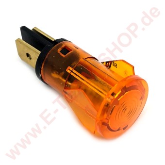Kontrolllampe 230V orange, für Bohrung Ø 12mm, z.B. für Fagor, Roller Grill 