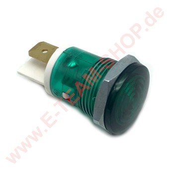 Kontrolllampe 230V grün, für Bohrung Ø 16mm 
