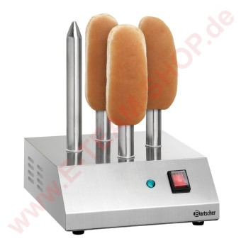 Hot-Dog-Spießtoaster T4 190W 230V Temperatur bis 80°C für 4 Hot-Dog-Brötchen 