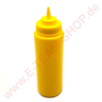 Quetschflasche, Kunststoff, gelb, 0,95 Liter, Ø 8cm, Höhe 26cm  