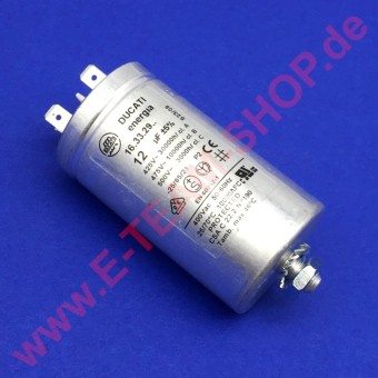 Kondensator 12µF Becherkondensator Toleranz 5% 50/60Hz für Meiko Spülmaschine  