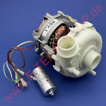 Pumpe L80.T4SX_ECO  0,4kW 230V 2,1A 50Hz mit Kondensator 10µF 2800rpm Laufrichtung rechts für Stalgast Spülmaschinen 