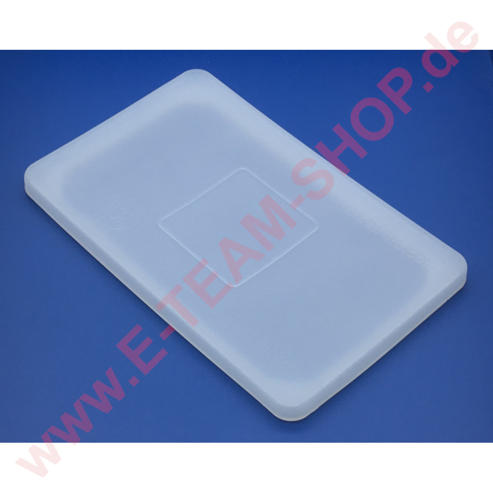 PATIKIL 86mm Weitmundig Plastik Deckel 1Set/10Pack mit Silikon  Dichtungsring Himmel Blau